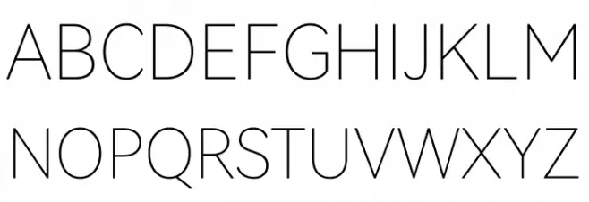 HarmonyOS Sans SC Thin Schriftart Groß