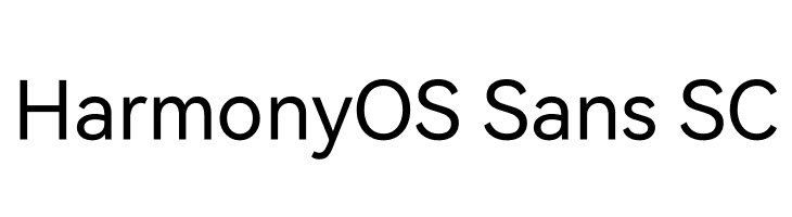 HarmonyOS Sans SC  لخطوط تنزيل
