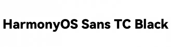HarmonyOS Sans TC Black  Descarca Fonturi Gratis