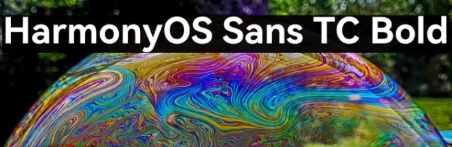 HarmonyOS Sans TC Bold Example 2