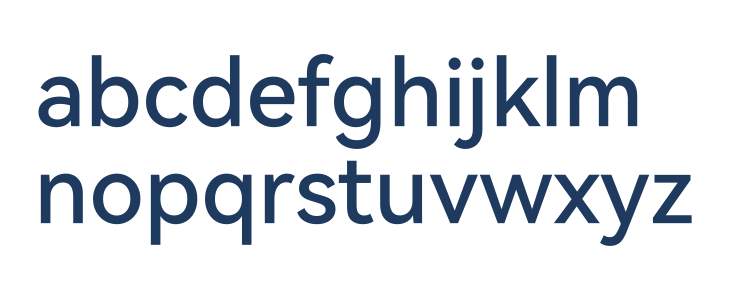 HarmonyOS Sans TC Medium Lowercase