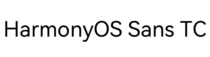 HarmonyOS Sans TC  font caratteri gratis