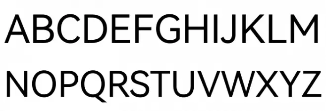 HarmonyOS Sans TC Schriftart Groß