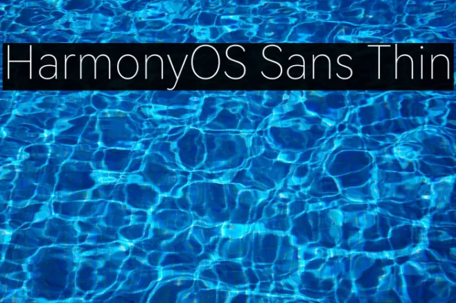 HarmonyOS Sans Thin Example 3