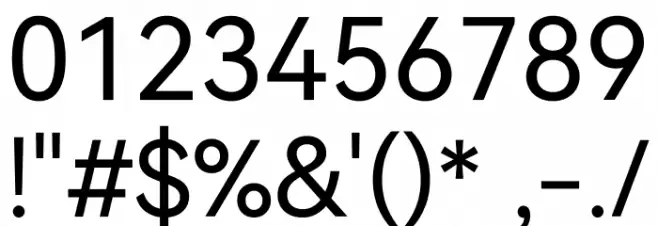 HarmonyOS Sans Font OTHER CHARS
