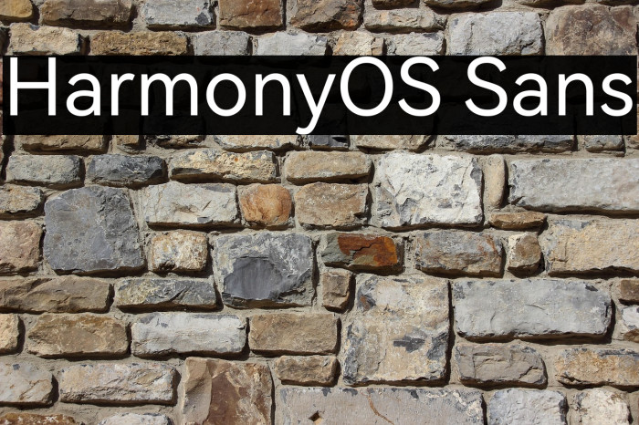 HarmonyOS Sans Example 2