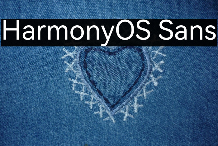 HarmonyOS Sans Example 3