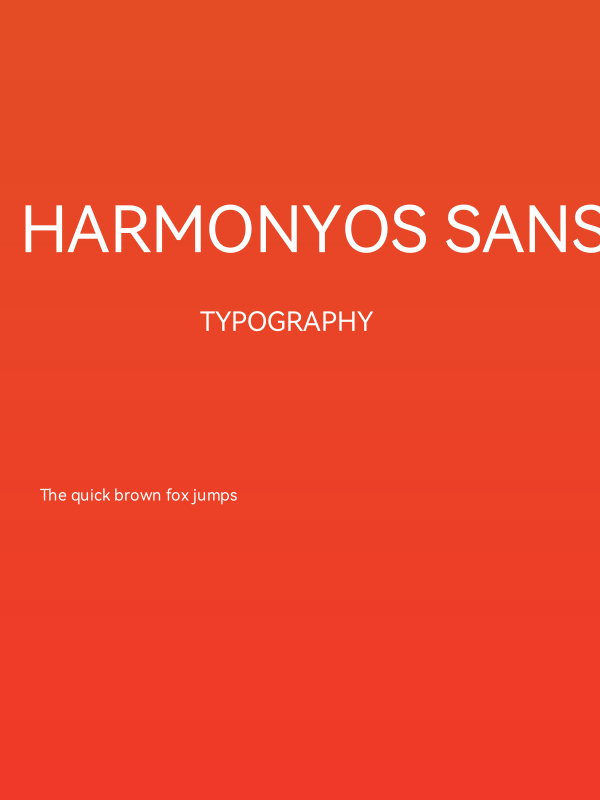 HarmonyOS Sans Poster