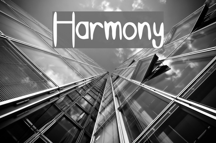 Harmony Font examples