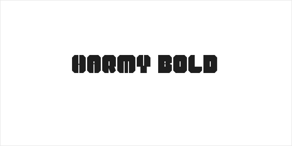 Harmy Bold Logo
