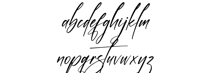 Harntman Font LOWERCASE