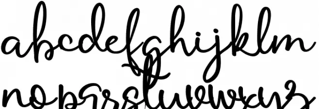 Harold Flower خط أحرف صغيرة