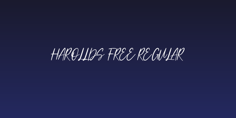 Harollds Free Regular Social Header