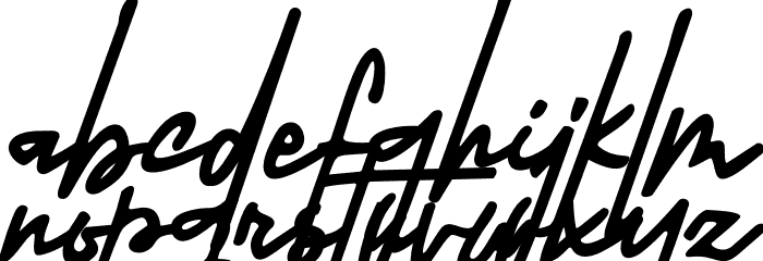 Haroopath Font LOWERCASE