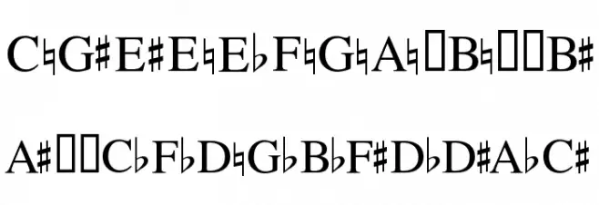 Harp Pedals 1.1 Schriftart Groß