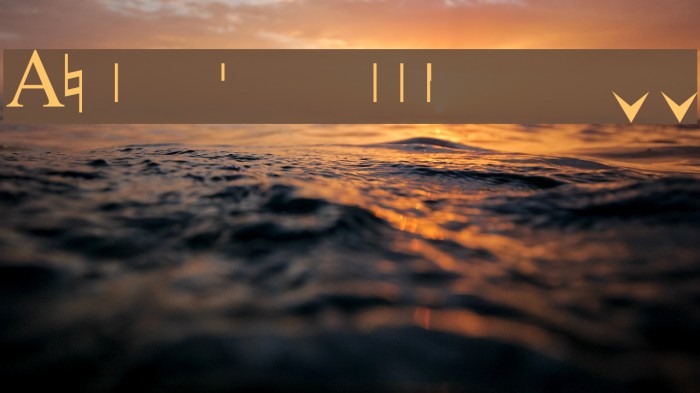 Harp Pedals 1.1 Font examples