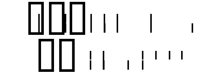 Harp Pedals 1.1 Font LOWERCASE