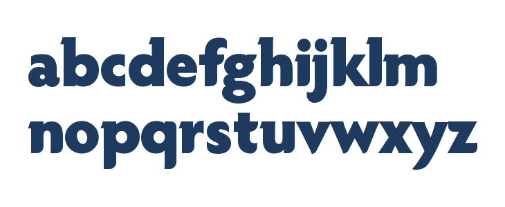 Harper Bold Lowercase