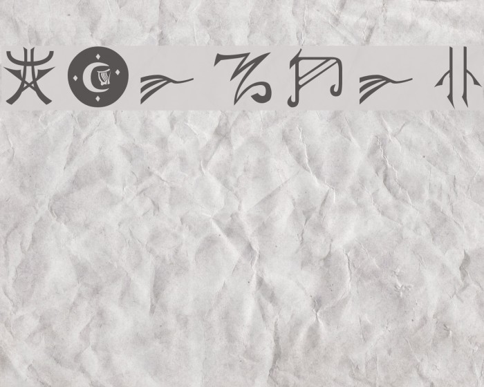 Harpers Font examples