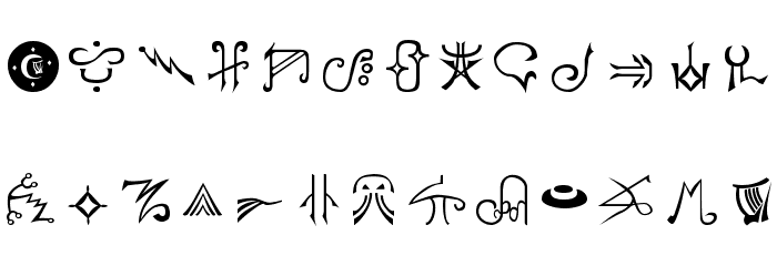 Harpers Font LOWERCASE