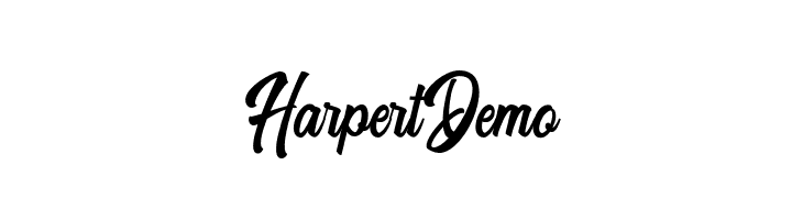 HarpertDemo  नि: शुल्क फ़ॉन्ट्स डाउनलोड