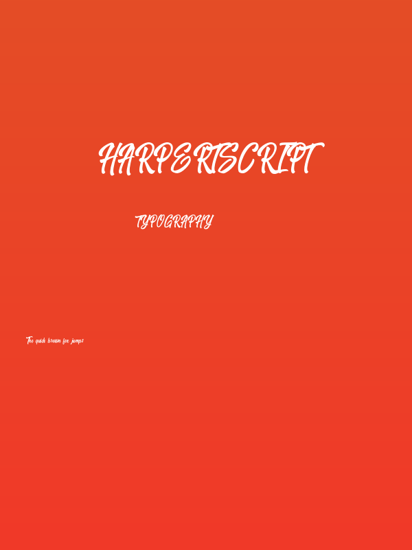 HarpertScript Poster