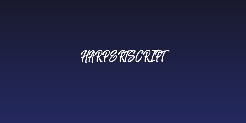 HarpertScript Social Header