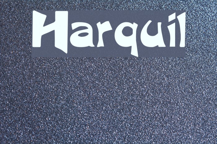 Harquil Font examples