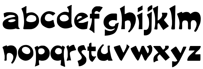 Harquil Font LOWERCASE