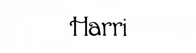 Harri  font caratteri gratis