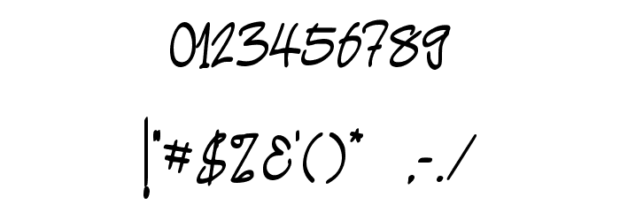 Harriesse Font OTHER CHARS