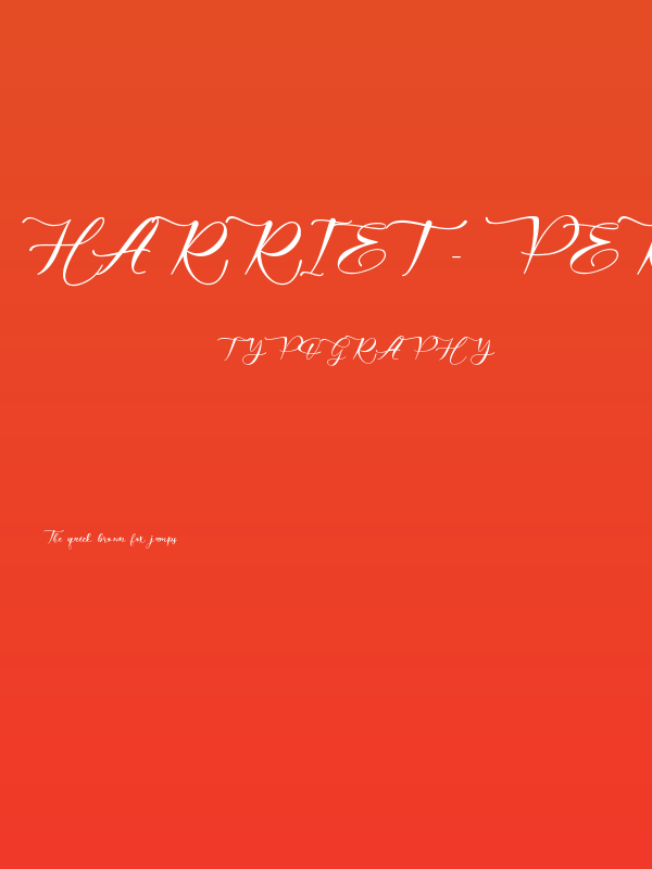 Harriet - personal use Poster