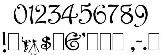 Harrington [Plain]:001.001 Font OTHER CHARS