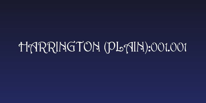 Harrington [Plain]:001.001 Social Header