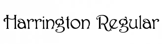 Harrington Regular  Descarca Fonturi Gratis