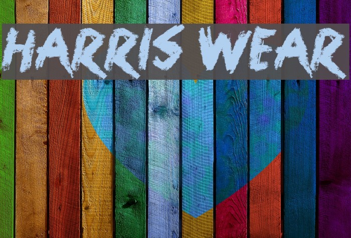 Harris Wear Font examples