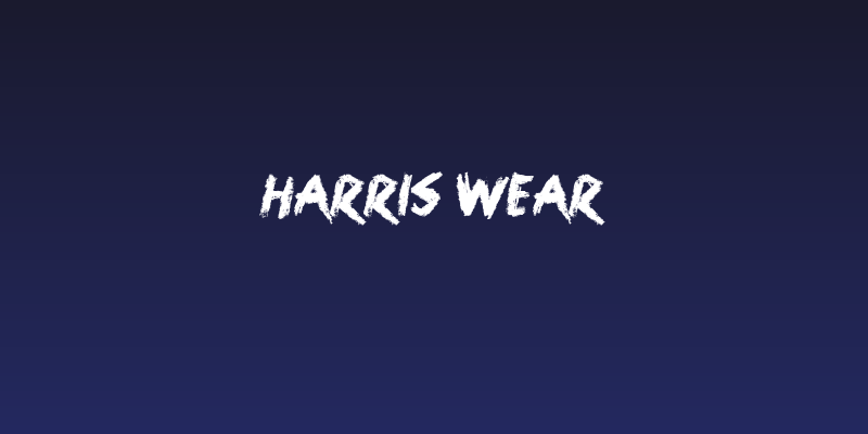 Harris Wear Social Header