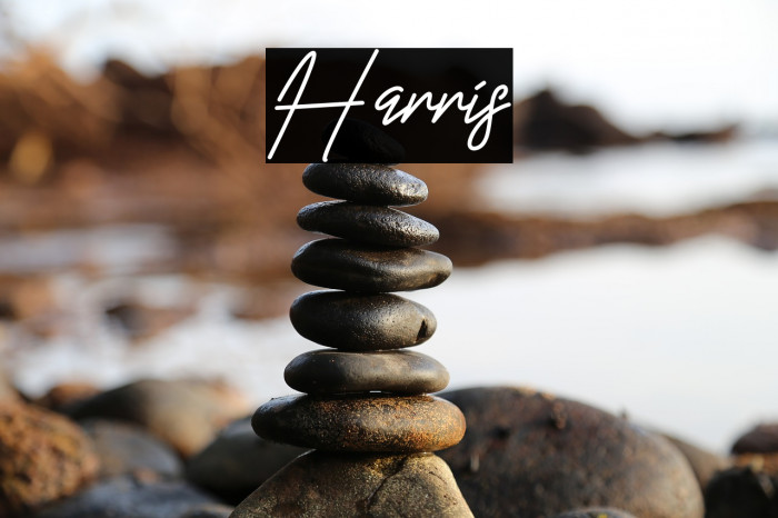 Harris Font examples