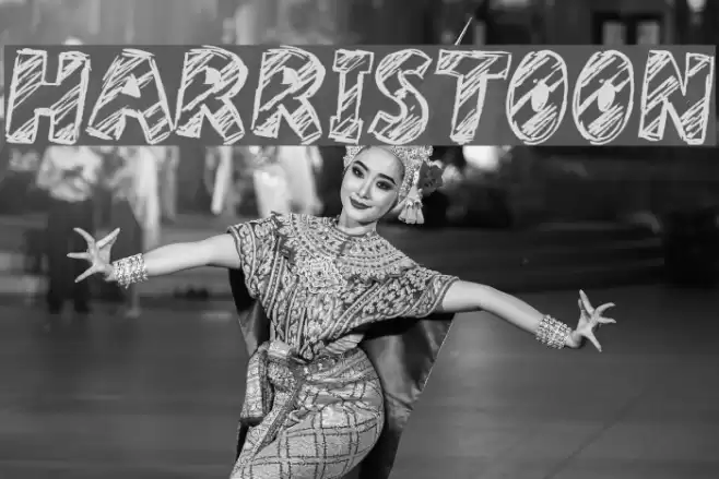 Harristoon Font examples