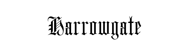Harrowgate  baixar fontes gratis