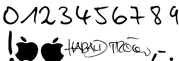 Harry Medium Font OTHER CHARS