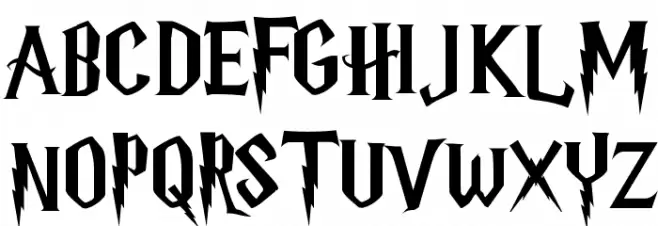 Harry P Schriftart Groß