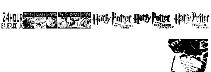 free harry potter font stencil printable