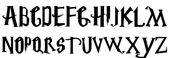 free harry potter font on chromebook
