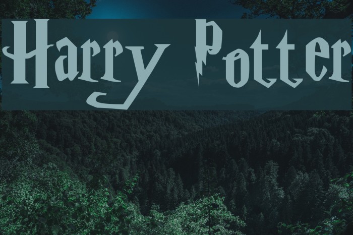 how to write in harry potter font