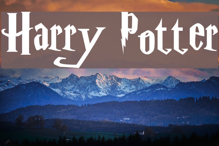 free harry potter font for desktop