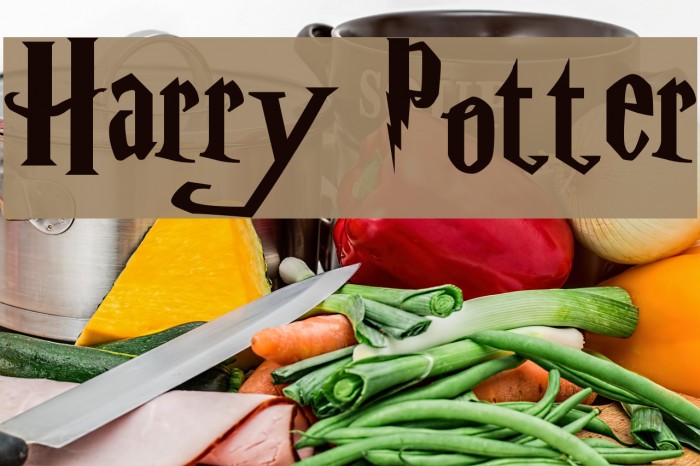 Harry Potter Font examples