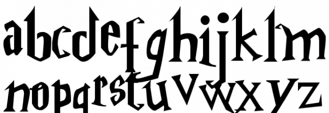 Harry Potter Fuentes MINÚSCULAS