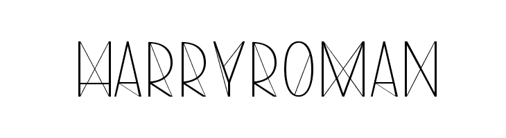 Harry Roman Font