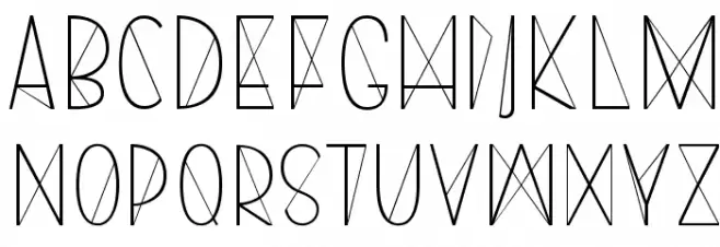 Harry Roman Font UPPERCASE